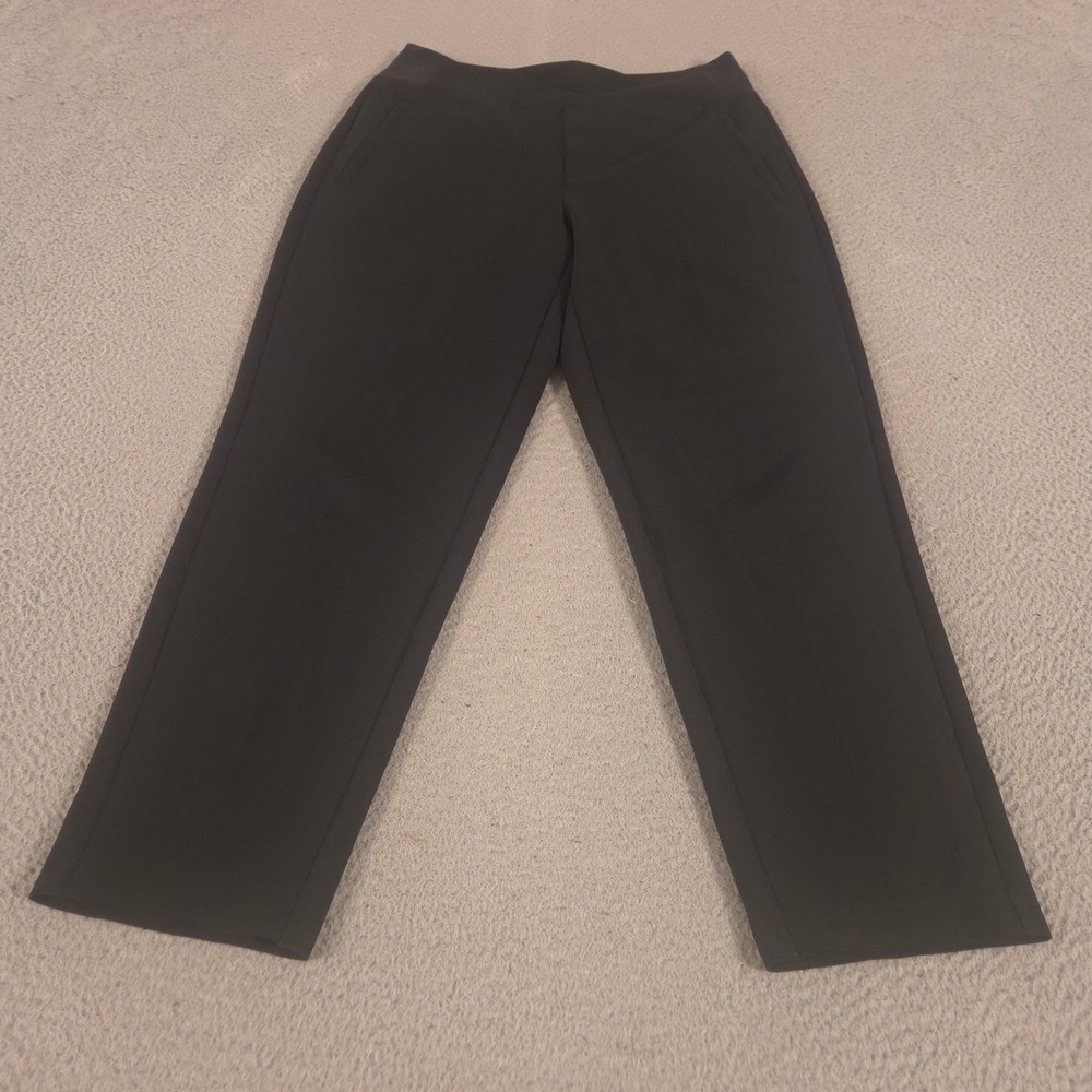 Athleta Pants Womens 10 Black Endless High Rise Straight Leg Stretch Commuter